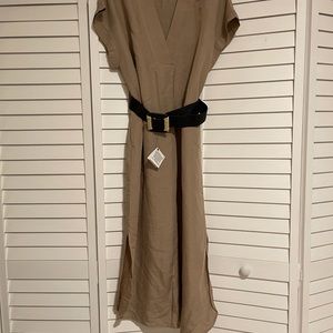 Zara oversized linen dress